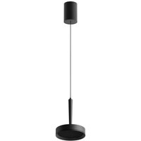 LOOM DESIGN LED pendant light Nyx P1, black, aluminium