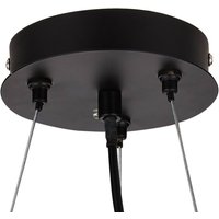 Searchlight Fringe hanging light, round