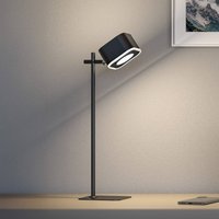 Paulmann LED-batteridriven bordslampa Varia, svart, 37 cm dim CCT