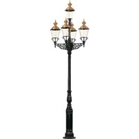 K.S. Verlichting Representative Monaco 5-bulb lamp post