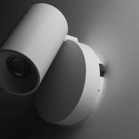 Linea Light Bart W LED wall spotlight, white