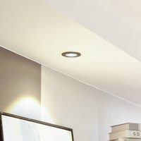 Arcchio LED downlight Lirin, black, 2,700K