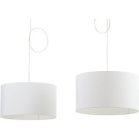 Helestra Certo hänglampa cylinder 2 lampor vit