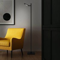 Näve Lampe sur pied LED rechargeable Lupa noir hauteur 135cm métal Touchdim