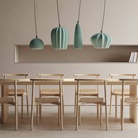 Sahara pendant light, sage , Ø , ceramic E27