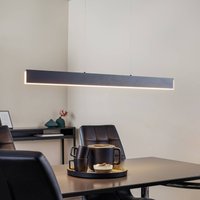 Helestra Nex LED pendant light, matt black