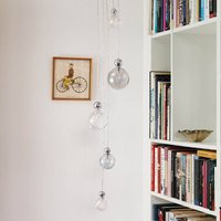 EBB & FLOW Uva M Hängande boll silver klar mini check