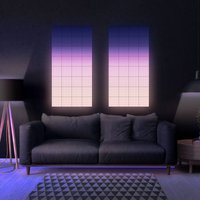 Twinkly RGB-Squares black, IP20, 3-piece extension