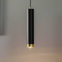EMIBIG LIGHTING Kumo long hanging light, black/gold, 1-bulb