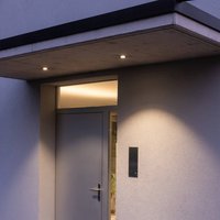 SLV Patta-I luminaire encastrable LED rond, noir mat