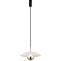 Viokef Valia LED hanging light, gold-coloured