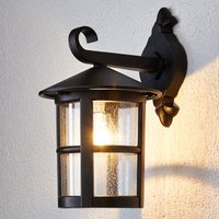 Lindby vägglampa Florentine, 35 cm, rostfärgad, aluminium, IP44