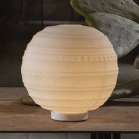 Karman Designer glass table lamp Braille, 25 cm