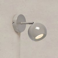 Markslöjd Vägglampa Pop, greige, bredd 10 cm, metall