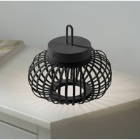 JUST LIGHT. GmbH JUST LIGHT. Akuba rechargeable LED table lamp black 22 cm bamboo