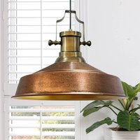 ROYALTECH Suspension Augusta, cuivre/or, Ø 40 cm, métal