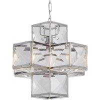 Searchlight Hänglampa Glacier med akrylskärm 34,5 cm