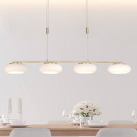 Q-Smart-Home Paul Neuhaus Q-ETIENNE suspension LED, x4, laiton