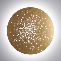 Fabbian Lena LED-vägglampa Ø 90 cm brons