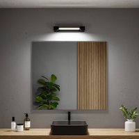 Paulmann LED-vägglampa Lucille, svart, 40 cm IP44 dimbar