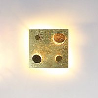Knikerboker Buchi wall light 32x32cm gold leaf
