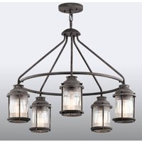 KICHLER Hänglampa Ashland Bay i sliten zinkoptik