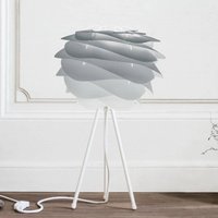 UMAGE Carmina mini table lamp grey/tripod white
