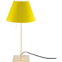 Luceplan Costanzina table lamp brass, yellow