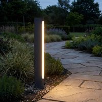 Lucande Celiora LED path light, 80 cm, anthracite, 3,000 K