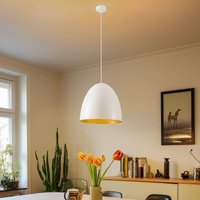 Euluna Suspension Egg M en métal, Ø 38 cm, blanc