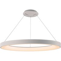 Mantra Iluminación Hänglampa Niseko II, fjärrkontroll, Ø 65 cm, vit