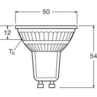 Ampoule LED OSRAM réflecteur Star GU10 2,4 W 4 000 K 35°