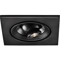 Egger Licht EGG DLS LED recessed spotlight Riga Zooom, angular, black, 3000K