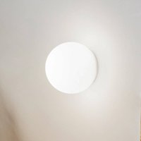 Ideallux Ideal Lux Mapa wall light, Ø 30 cm, E27, white, glass, sphere