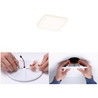 Paulmann panneau LED Veluna 830 angulaire 7,5 cm