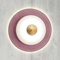 Forestier Cymbal S LED-vägglampa, puderrosa