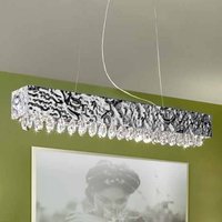 Patrizia Volpato MAGMA hanging light, clear crystal, 100x15cm Patrizia Volpato MAGMA hanging light, clear crystal, 100x15cm