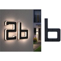 Paulmann LED solcellsbokstav b