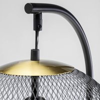 KARE Grato table lamp, PVC, steel, marble, height 62 cm