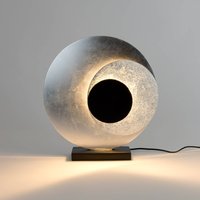 Holländer La Bocca LED table lamp, silver, height 43 cm, 2-bulb, iron