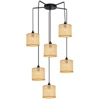 Viokef Erica pendant light, 6-bulb