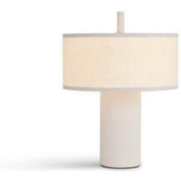 NEW WORKS Margin, LED-bordslampa med batteri, vit, dimbar, CCT