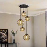Nowodvorski Lighting Vetro pendant light in glass, 5-bulb