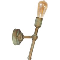 Moretti Luce 3105 wall torch made of brass, slanting