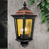 ORION Utomhusvägglampa Antoine, halvskål