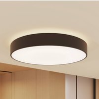 Arcchio LED-taklampa Vanida, svart, Ø 60 cm, upp/ner