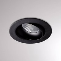 Molto Luce Kalio LED-inbyggnadslampa rund 2 700 K 24° svart