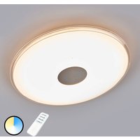 Trio Lighting Rund LED-taklampa Shogun i glitterdesign