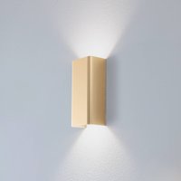 Nowodvorski Lighting Vägglampa Bergen, guldfärgad, metall, 23 cm hög, GU10