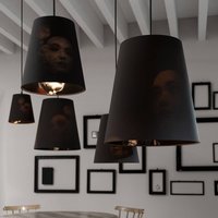 Karman Cupido hanging light with lampshade Ø 26 cm